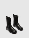 Botas com Fecho em Preto
